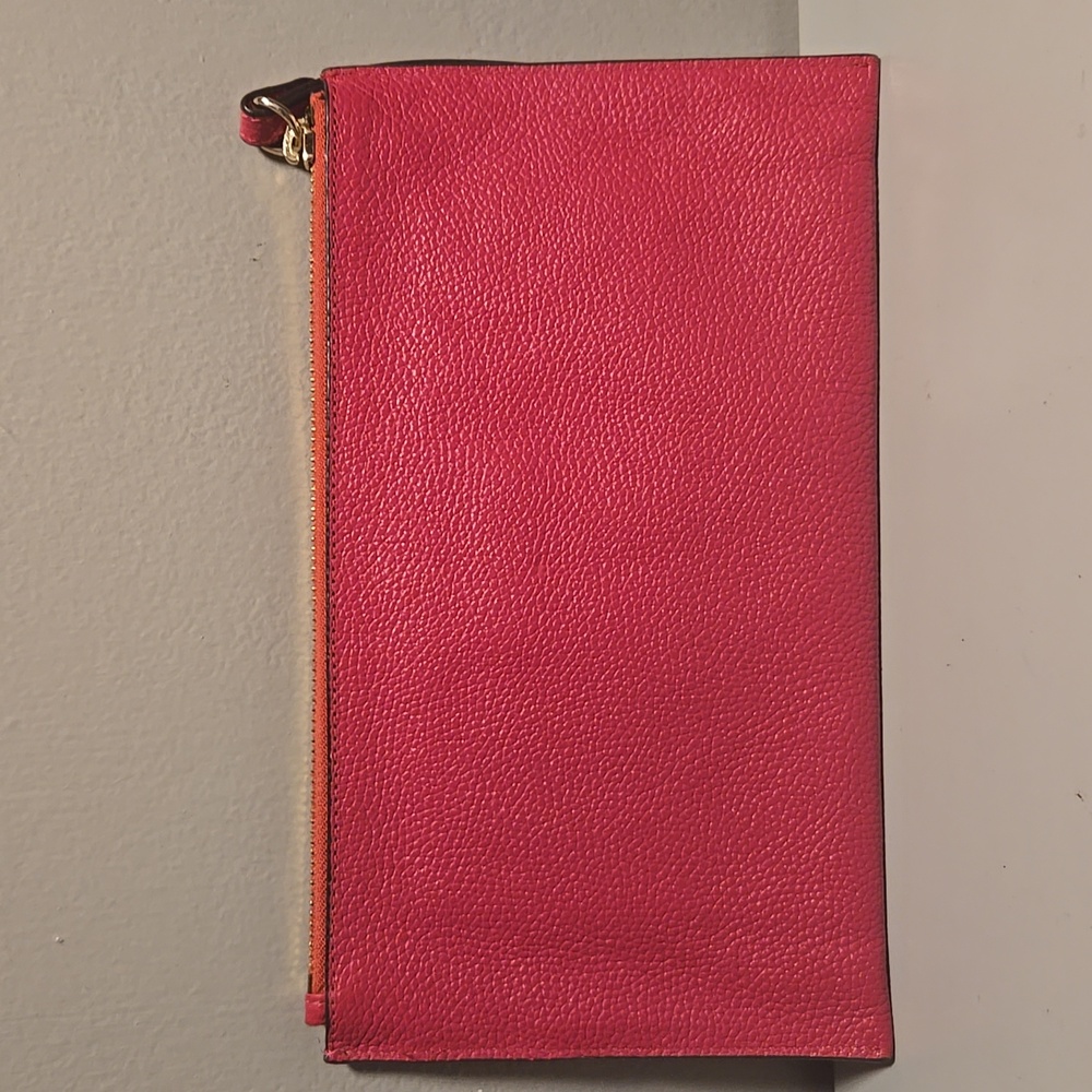 Michael Kors Pink Leather Wristlet - Picture 4 of 8
